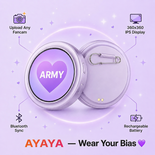 AYAYA BTS Electronic Display Badge